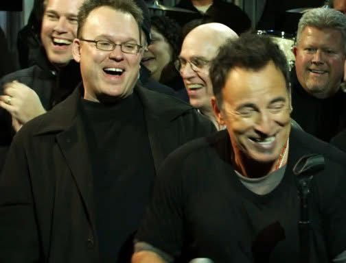 Dad, Jon, and Chris hanging with Bruce