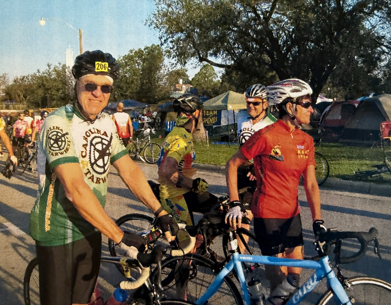 Dad ready for a ride in New Bern
